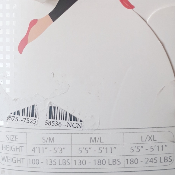 LeGale Plush Tight Leggings - Size Large/Extra Large Navy Blue - Picture 8 of 12